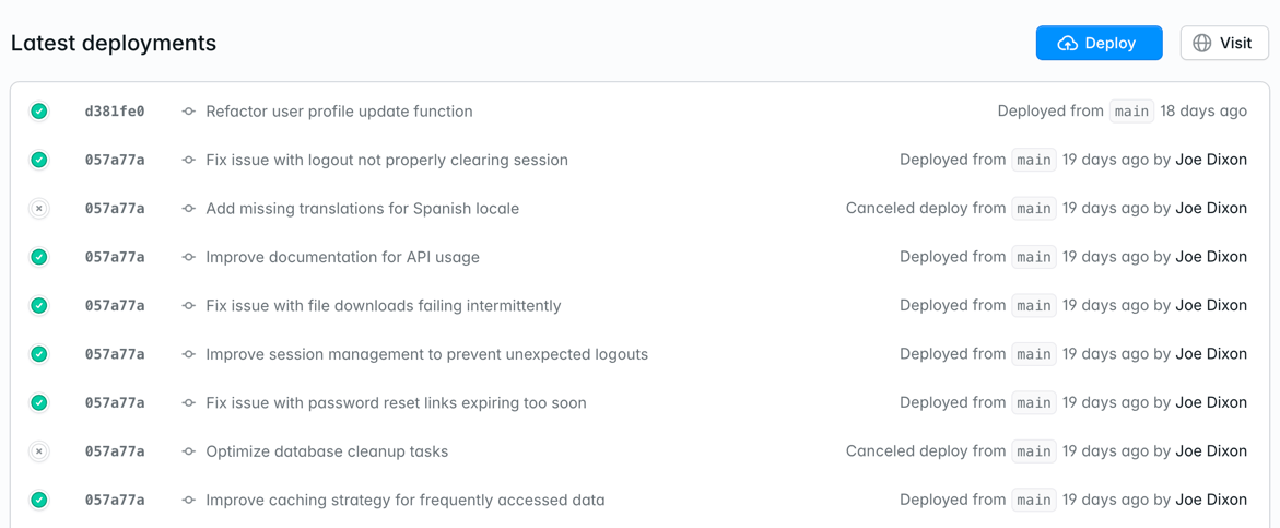 Deployments - Laravel Cloud