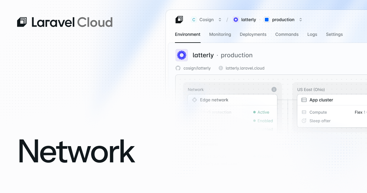 Laravel Cloud Networking — Global edge, DDoS protection, and WAF ...